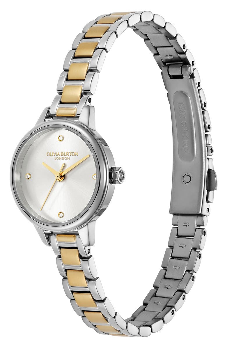 Olivia Burton Mini Classic Bracelet Watch, 23mm, Alternate, color, Silver