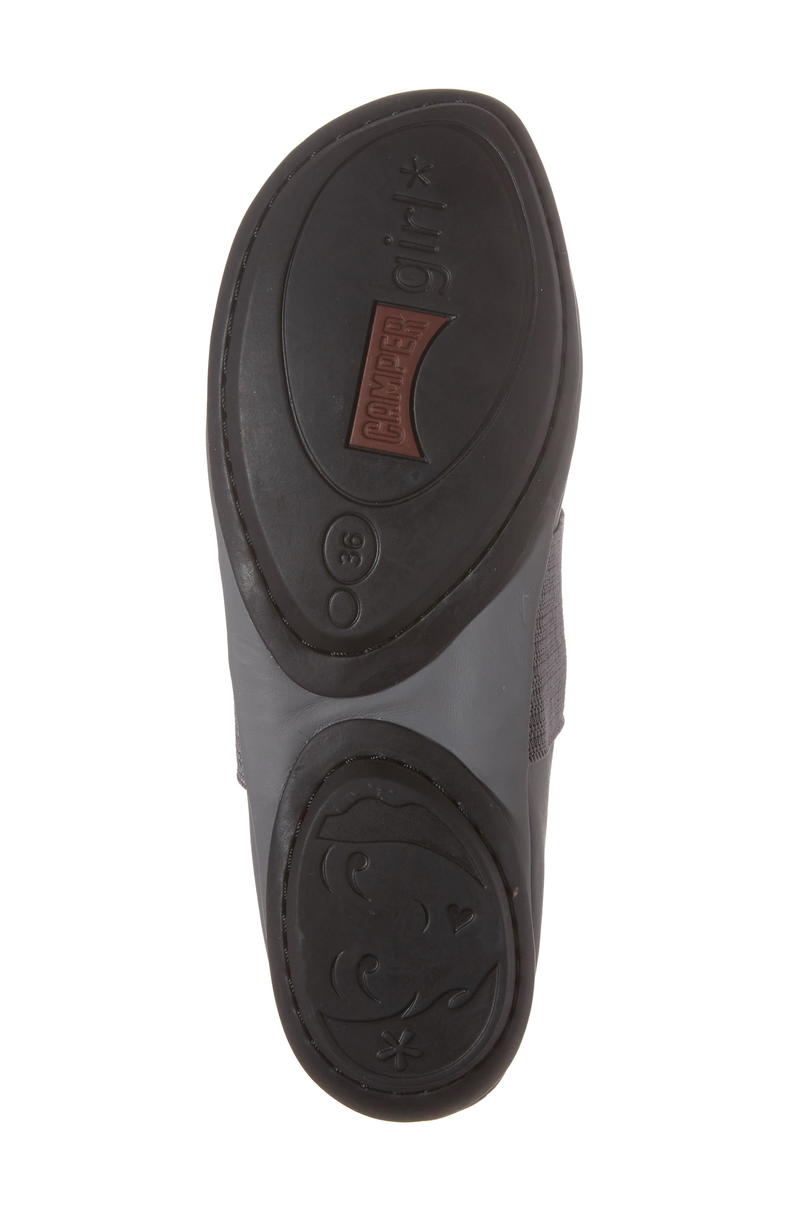 Camper Right Nina Leather Ballerina Flat, Alternate, color, 