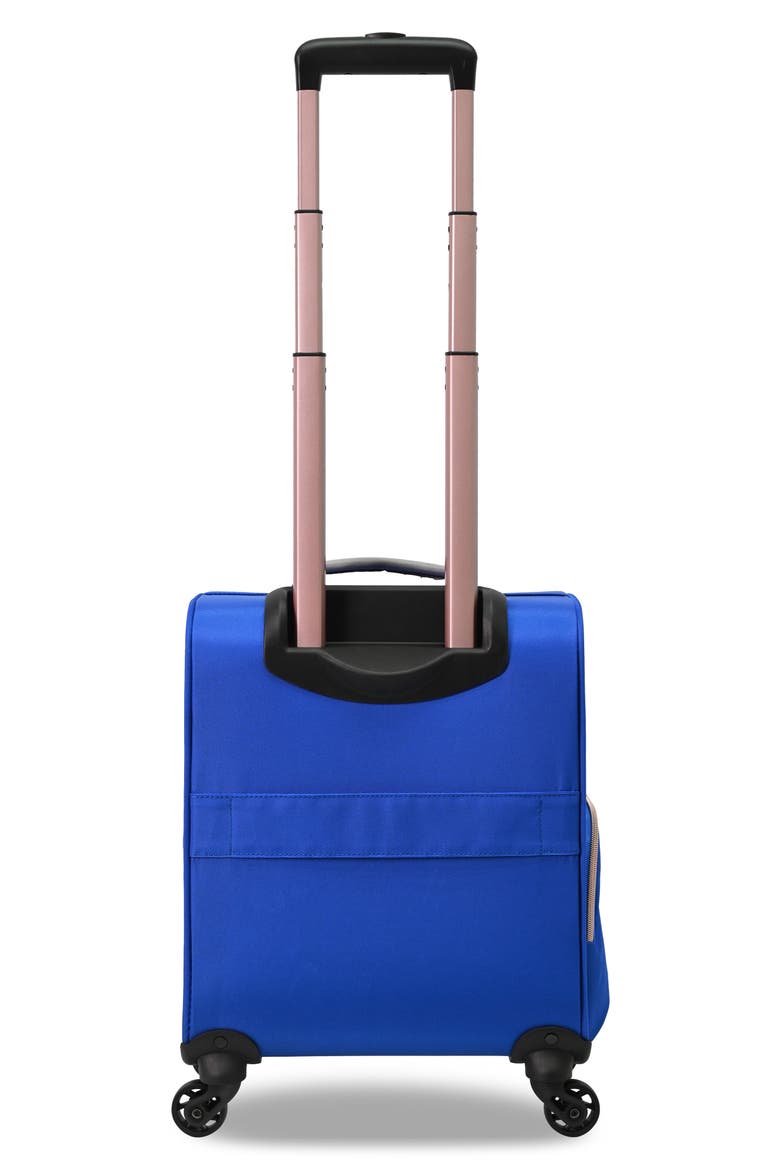 Abito 16-Inch Underseat Spinner Suitcase, Alternate, color, COBALT BLUE