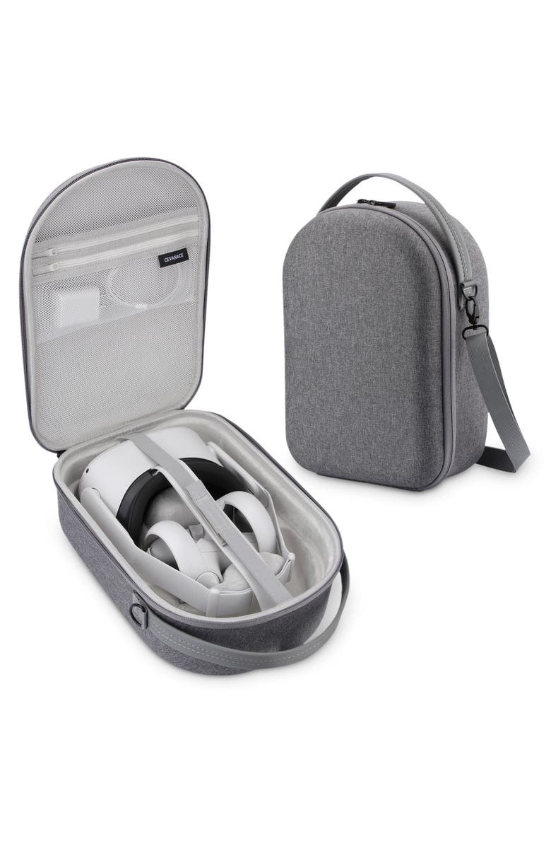 Sonicgrace VR Travel Carrying Case for Meta Quest 2/3/3S, Main, color, Grey