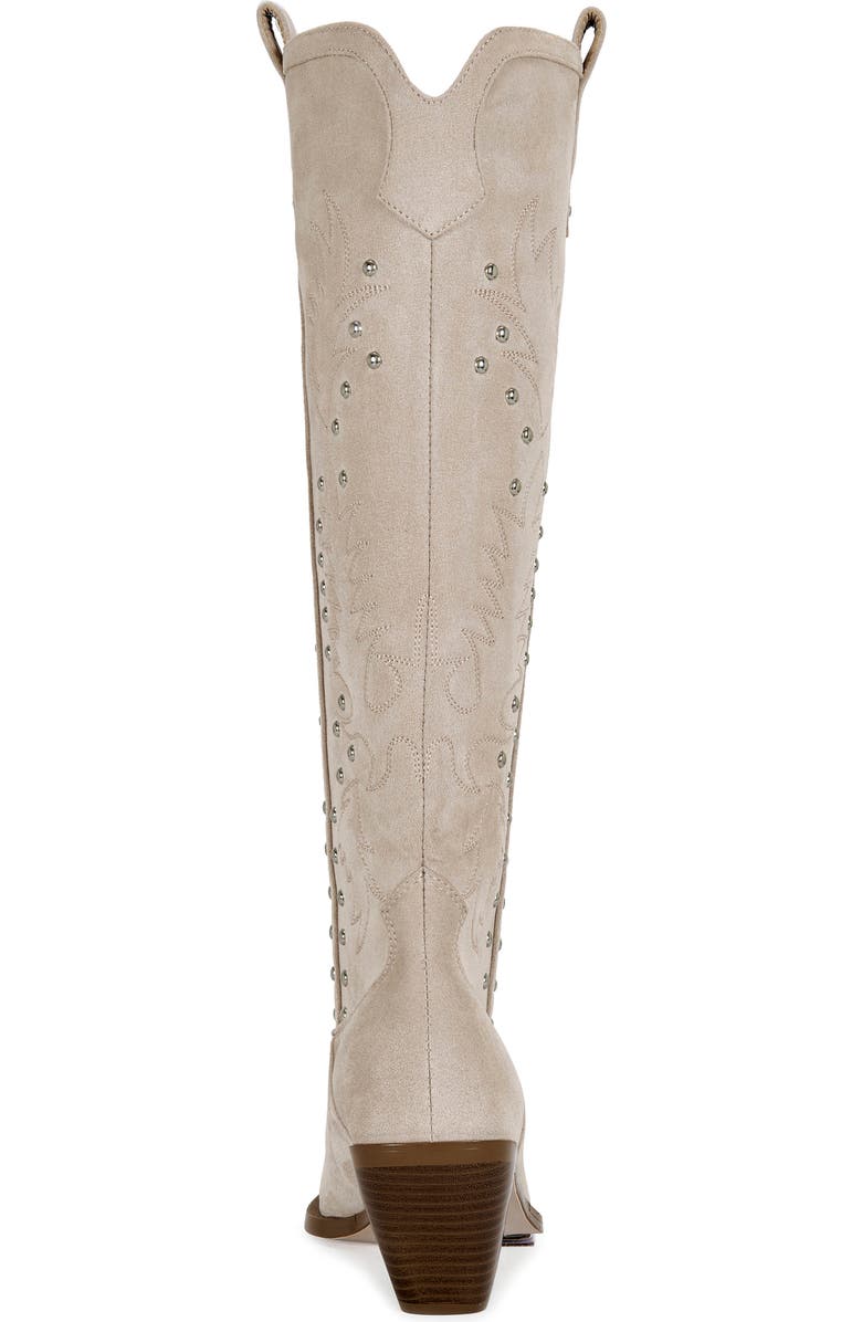 AZALEA WANG Beckett Western Boot, Alternate, color, Taupe