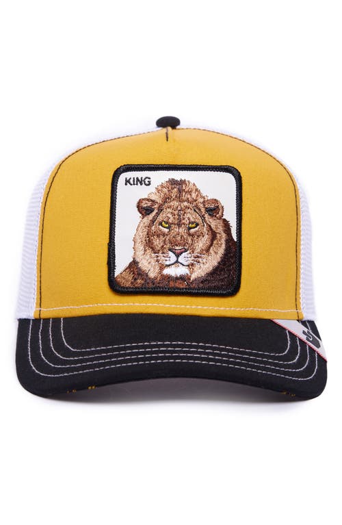 Goorin Bros . Mv Lion Patch Trucker Hat In Multi