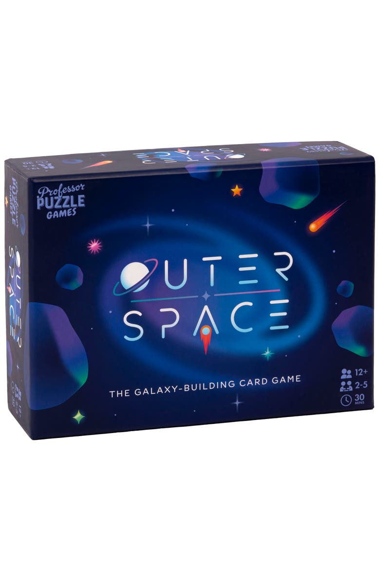 Professor Puzzle Outer Space Galaxy Building Card Game, Main, color, Multicolored
