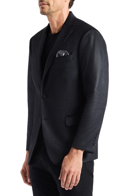 Robert Graham Colden Black Velvet Houndstooth Sport Coat In Black