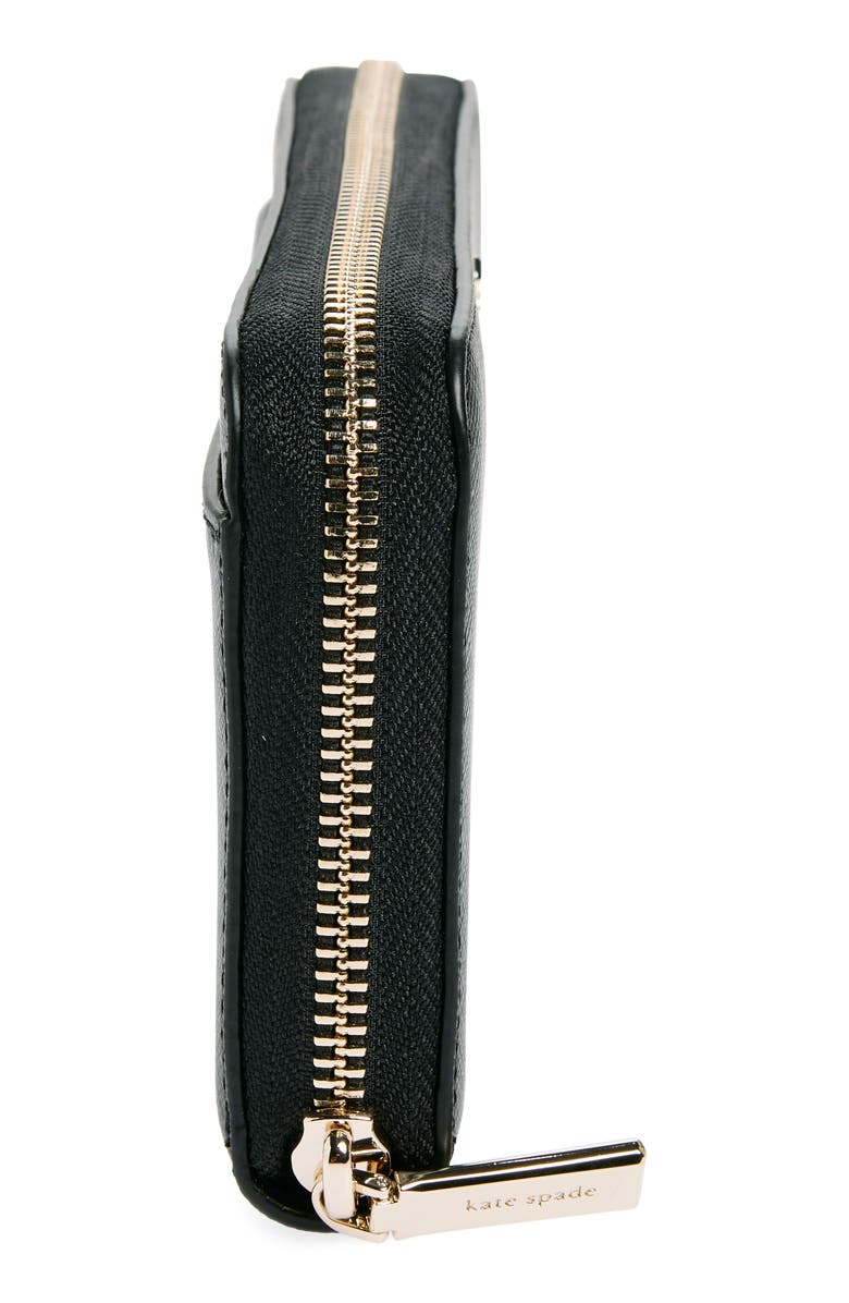 Kate Spade New York staci continental wallet, Alternate, color, Black
