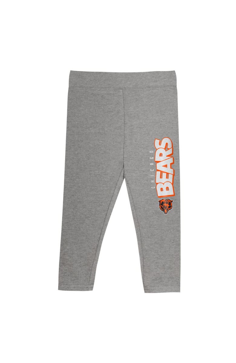 Outerstuff Toddler Chicago Bears Club House Long Sleeve Hoodie Top and Leggings Two-Piece Set, Alternate, color, Navy