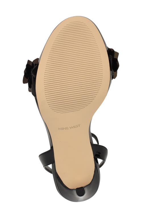 Nine West Lovely Ankle Strap Sandal In Black