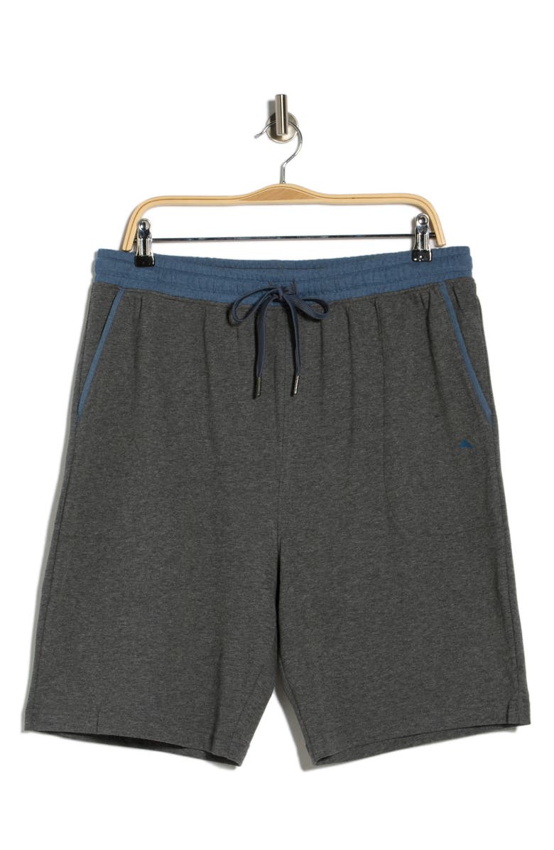 Tommy Bahama Interlock Pajama Shorts, Main, color, Dark Heather Grey