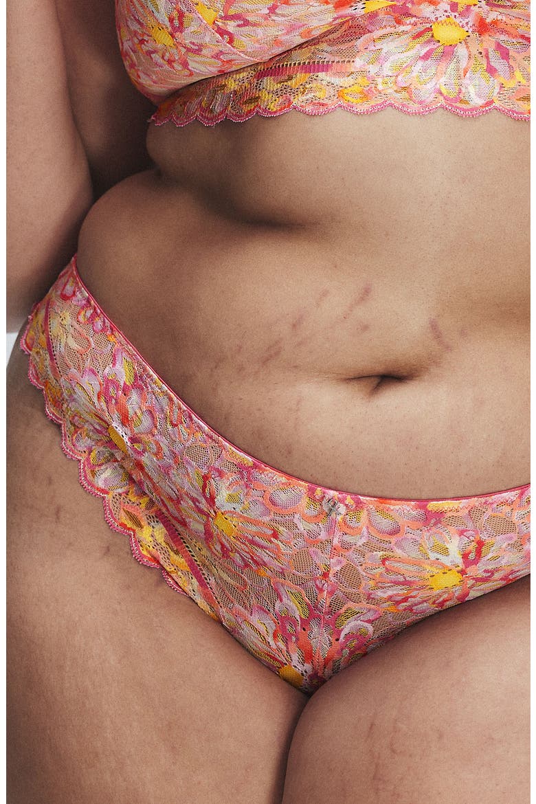 Sunray Lace Bralette, Alternate, color, ACACIA PINK