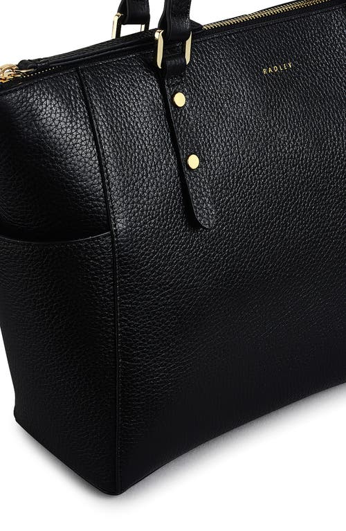 Radley Silk Street Large Ziptop Shoulder Bag In Black