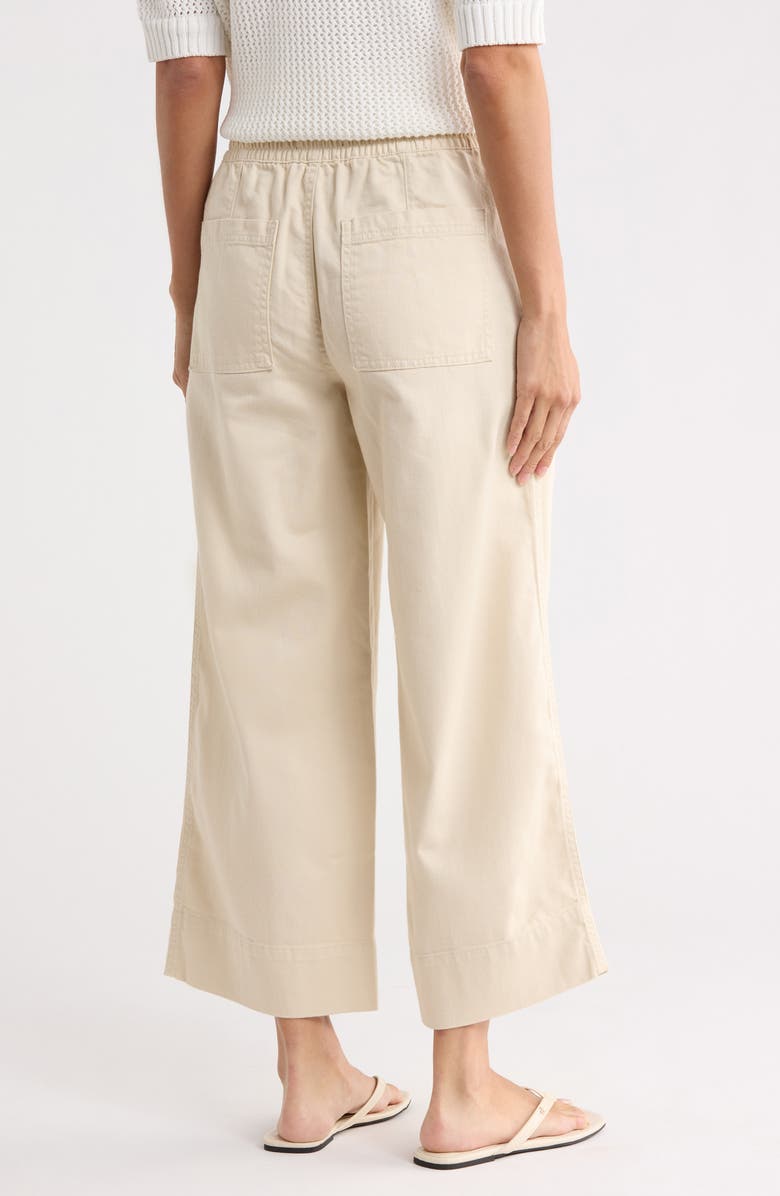 Sanctuary Tie Front Wide Leg Pants, Alternate, color, New Natural