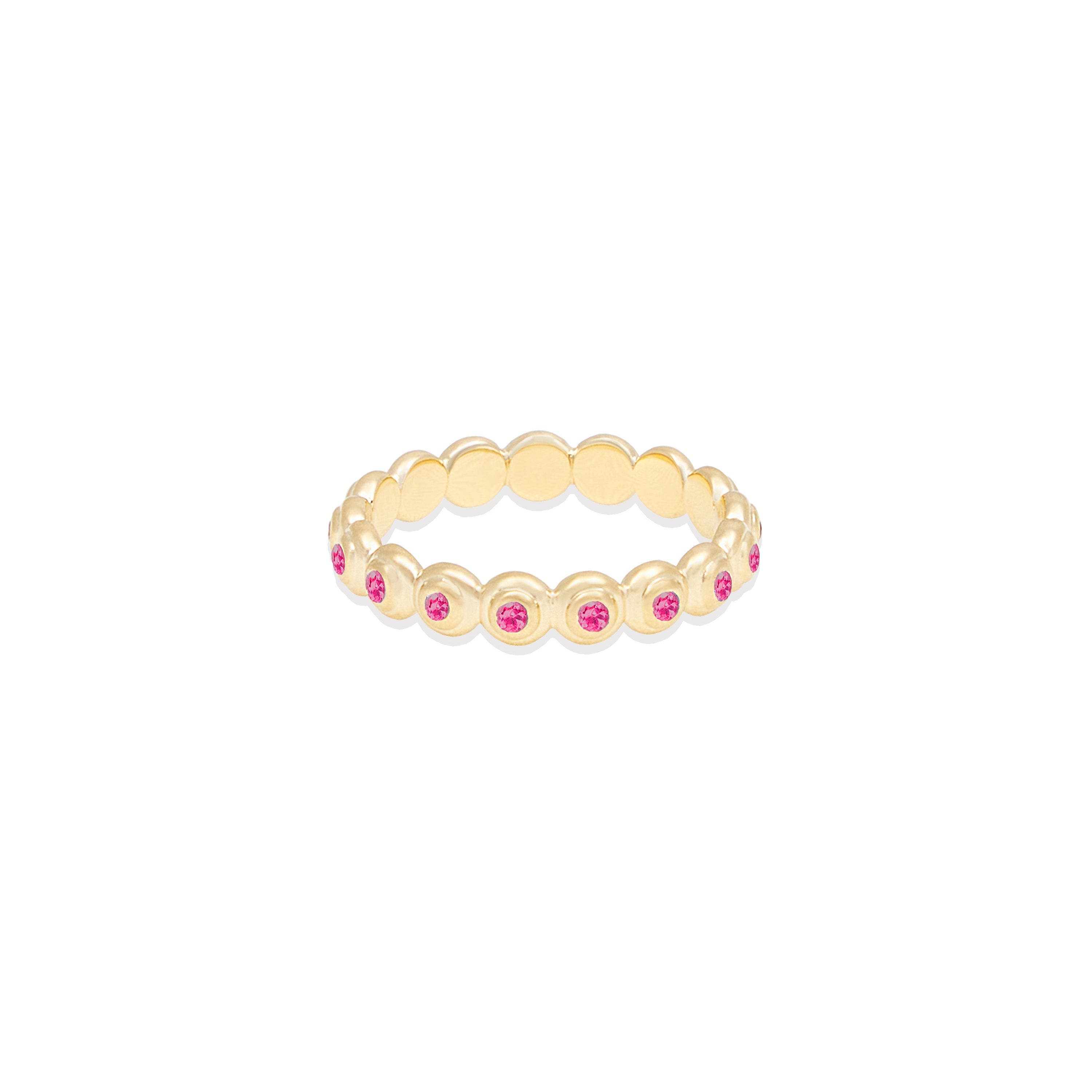 Pink Sapphire- Gold