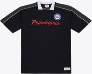 Mitchell & Ness Men's Mitchell & Ness  Black Philadelphia 76ers Polo Jersey