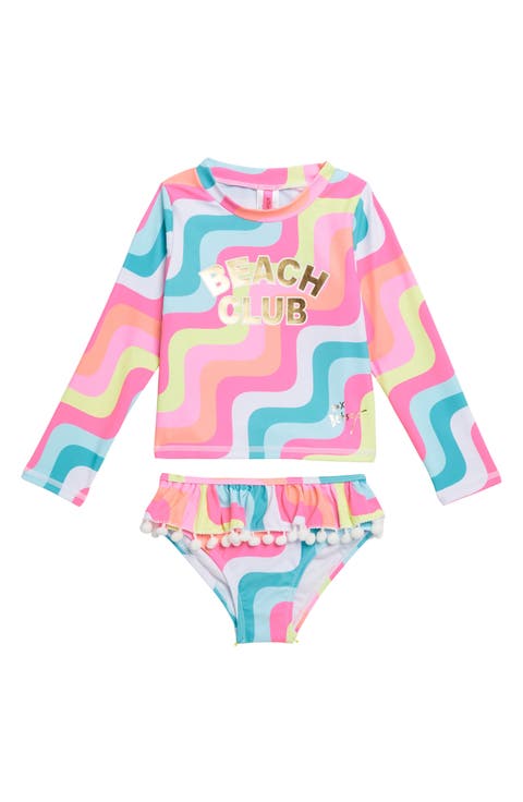 Kids' 2-Piece Rashguard Swimsuit (Little Kid)