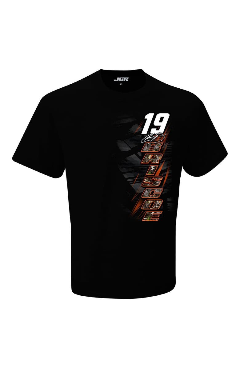 JOE GIBBS RACING TEAM COLLECTION Men's Joe Gibbs Racing Team Collection  Black Chase Briscoe Bass Pro Shops Camo T-Shirt, Alternate, color, 