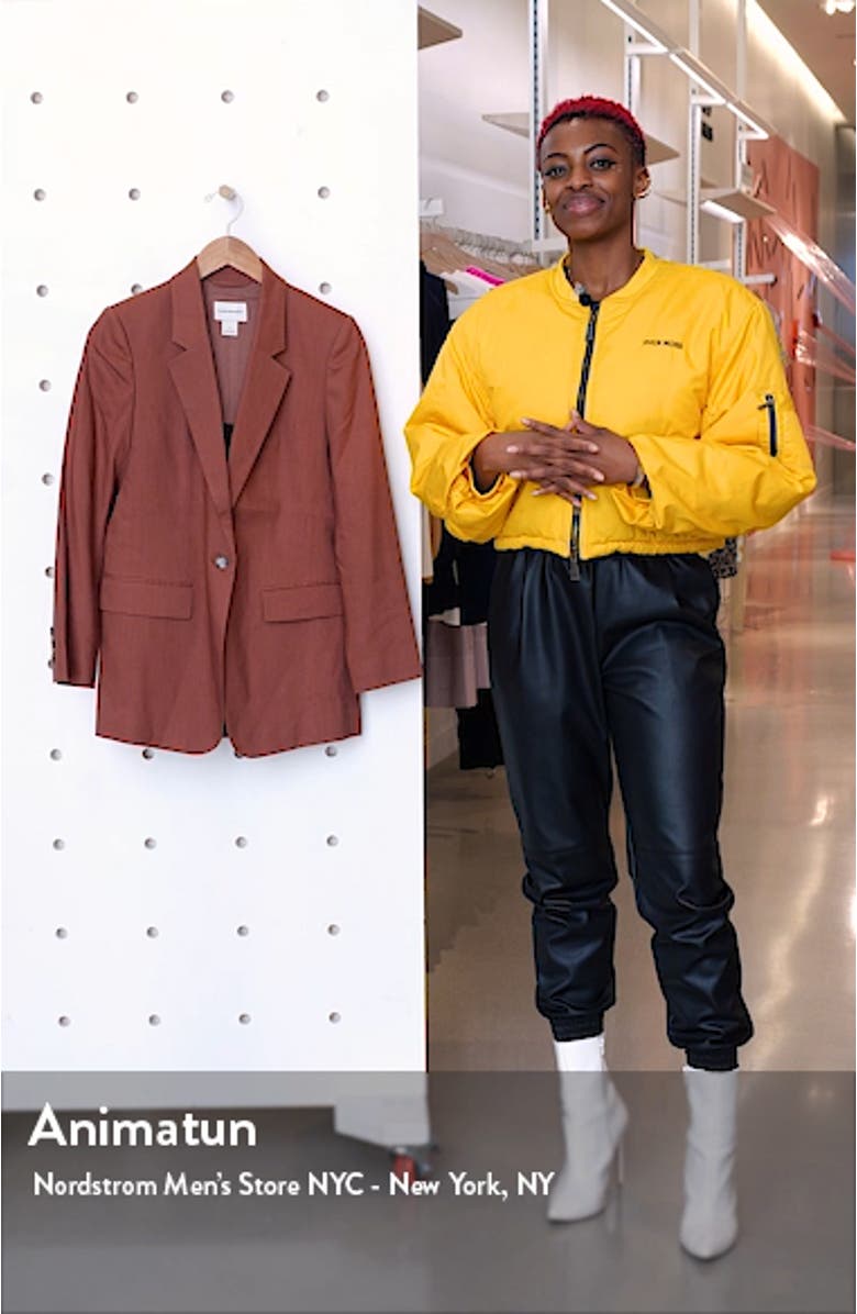 Linen Blend Blazer, sales video thumbnail