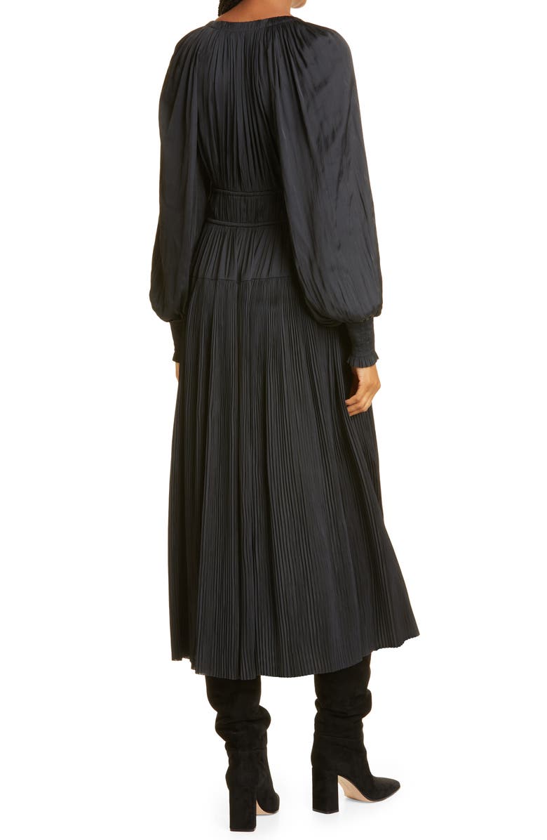 Ulla Johnson Lila Long Sleeve Midi Dress, Alternate, color, 