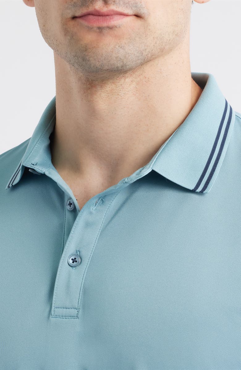 Swannies Thatcher Tipped Performance Polo, Alternate, color, 