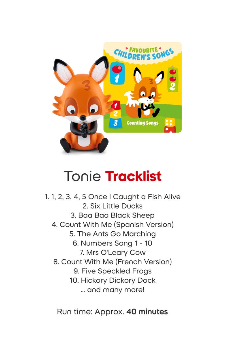 tonies 2-Pack Bedtime & Counting Songs Tonie Audio Figurines, Alternate, color,
