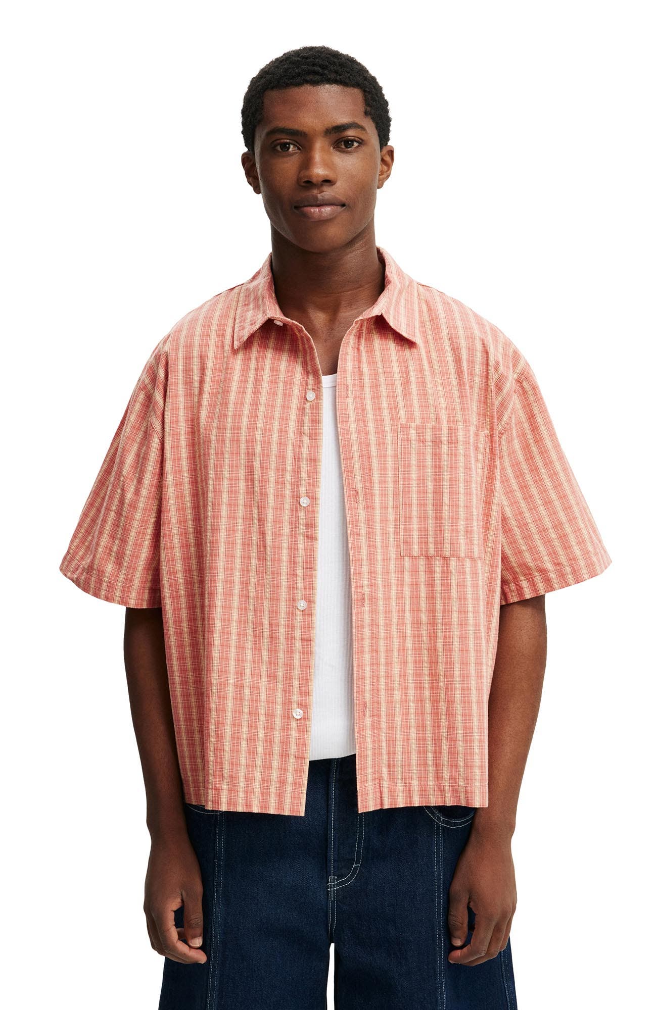 Orange Grid Check