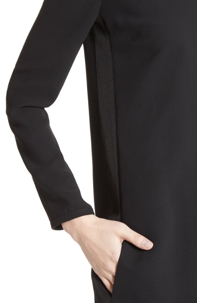 Victoria, Victoria Beckham Gathered Open Back Shift Dress, Alternate, color,