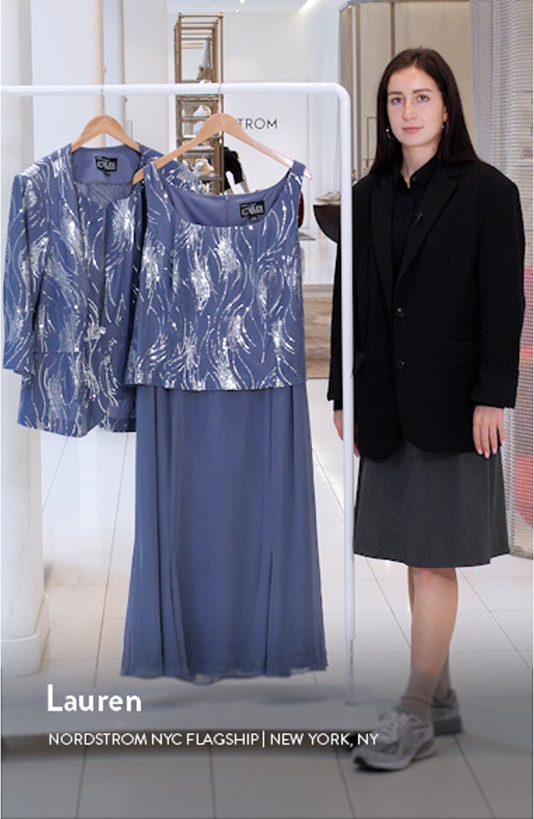 Mock Two-Piece Jacket Dress, sales video thumbnail