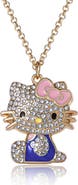 Hello Kitty Crystal Pendant Necklace