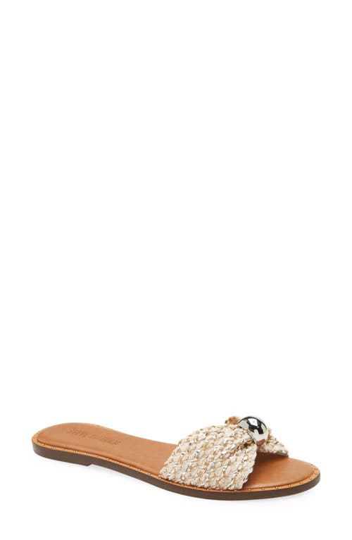 Steve Madden Dipsy Slide Sandal In Neutral