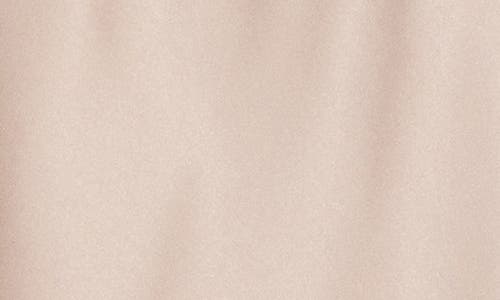 Renee C Cowl Neck Long Sleeve Satin Minidress In Sand