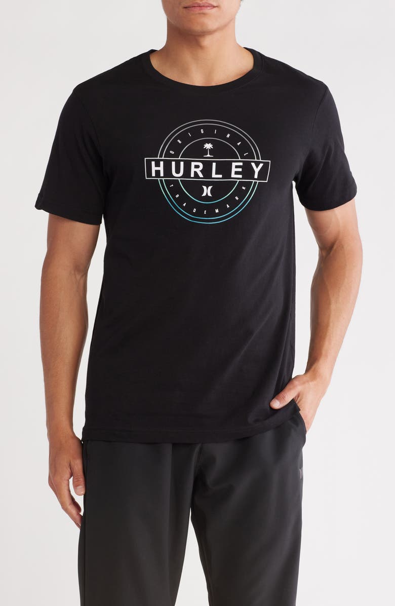 Hurley OT Logo Graphic T-Shirt, Main, color, Bk3 Black