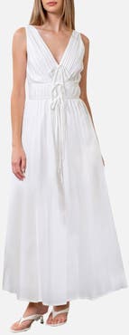 MOON RIVER Sleeveless Pleated Sundress