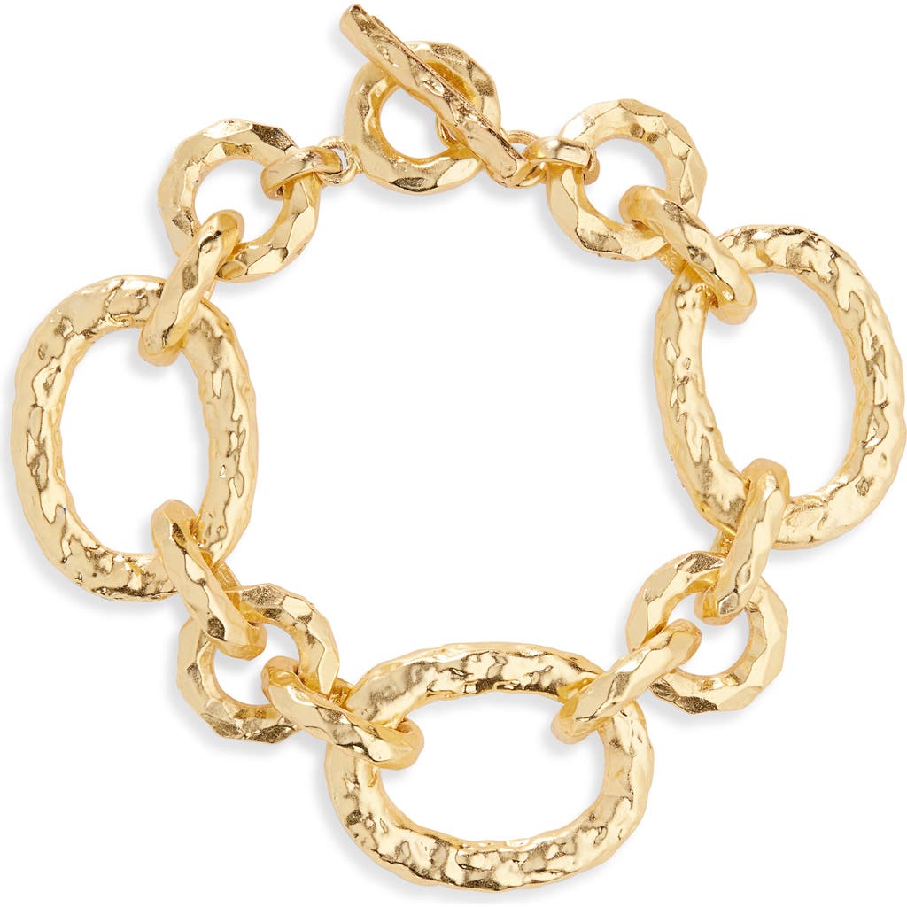 Karine Sultan Bold Link Bracelet In Gold
