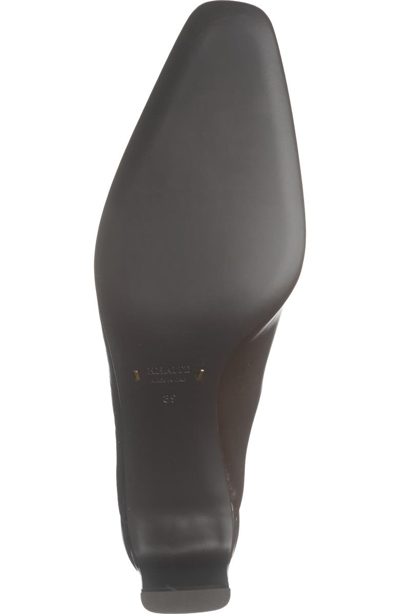 Khaite Colt Square Toe Mule, Alternate, color, Cacao