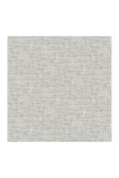 Grey Poplin Texture Peel & Stick Wallpaper