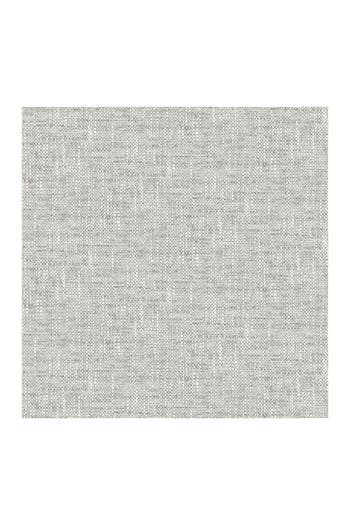 Wallpops Grey Poplin Texture Peel & Stick Wallpaper In Grey