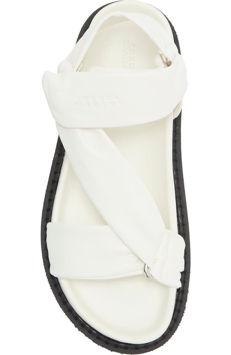 Isabel Marant Naori Flatform Sandal, Alternate, color, White