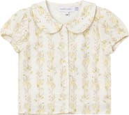 Charlotte & George Collar Neckline with Puff Sleeve Blouse