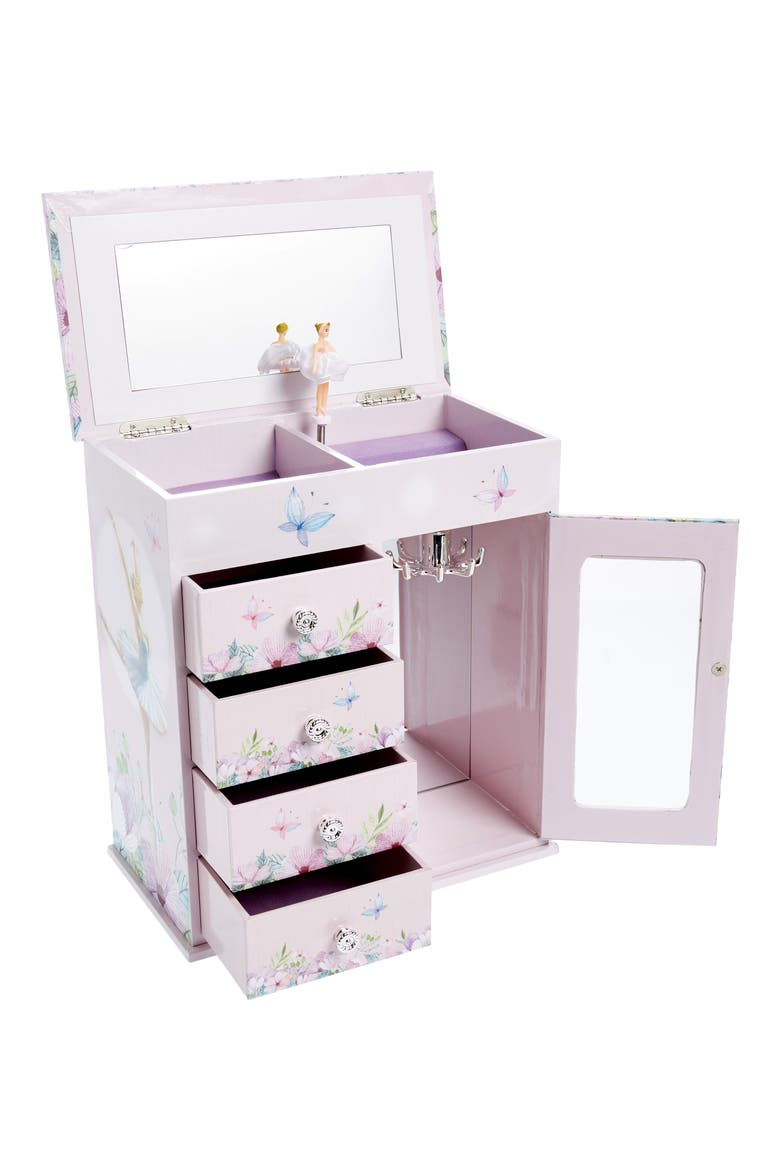 Liliana Ballerina Jewelry Box, Alternate, color, PURPLE