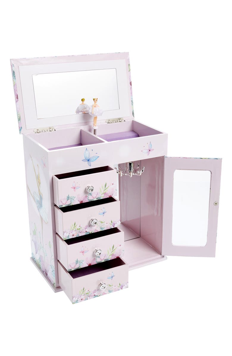 Mele and Co Liliana Ballerina Jewelry Box, Alternate, color, Purple