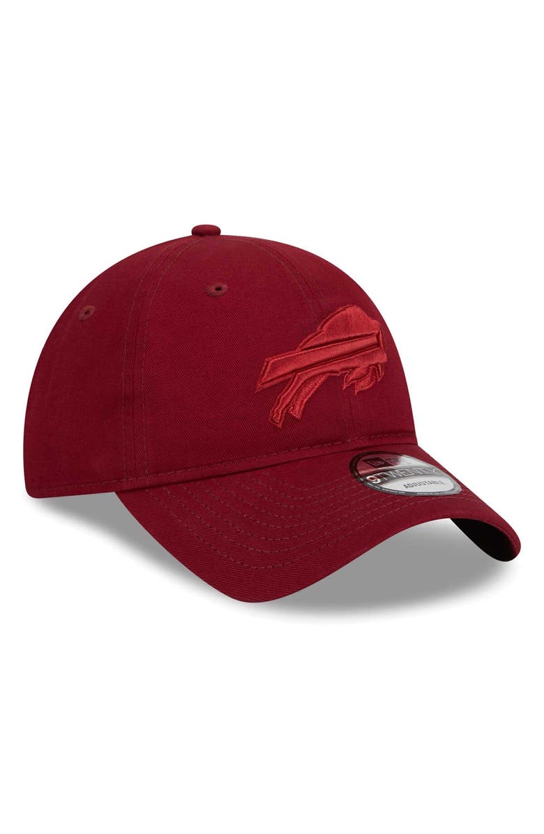 New Era Men's New Era Cardinal Buffalo Bills Color Pack 9TWENTY Adjustable Hat, Alternate, color,