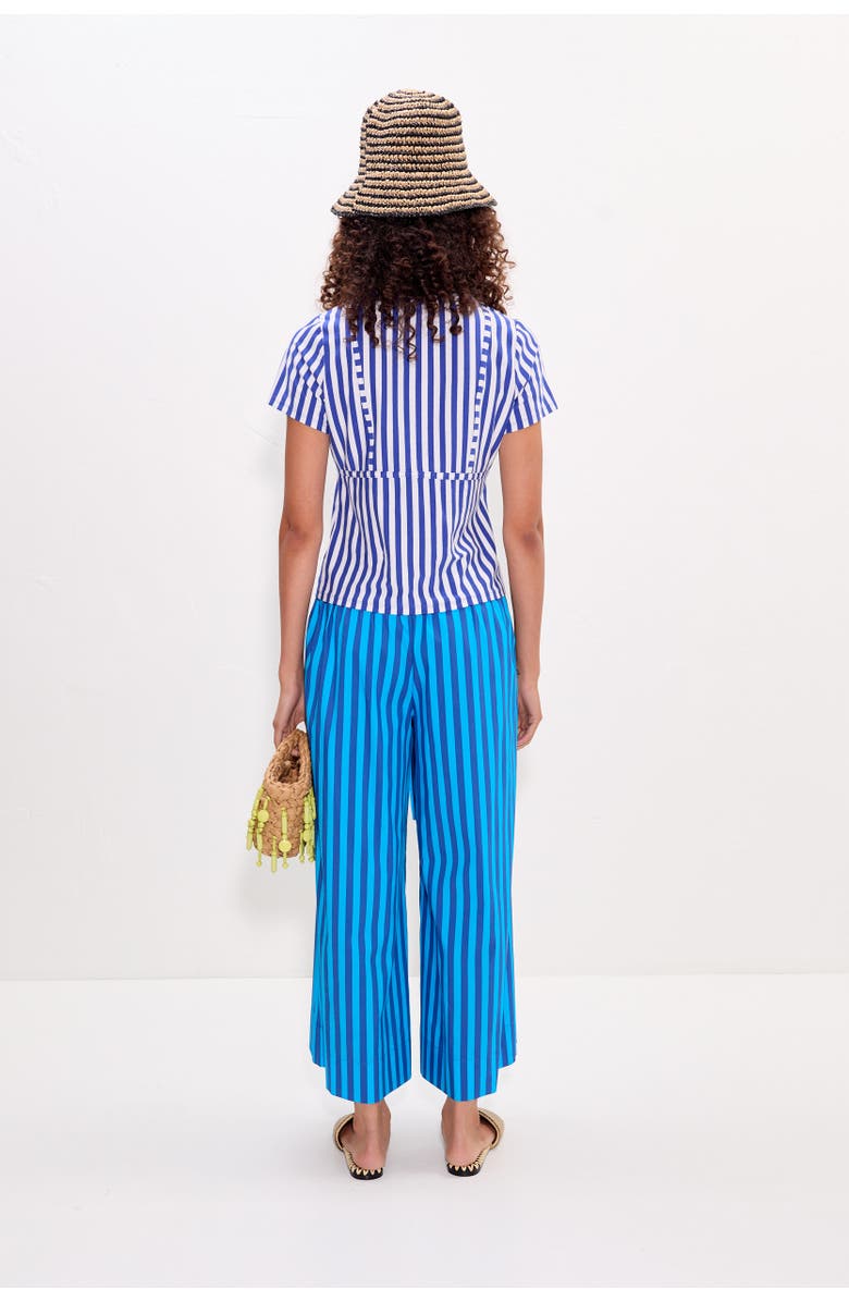 SIMONMILLER Kini Striped Tee, Alternate, color, Blue Stripe