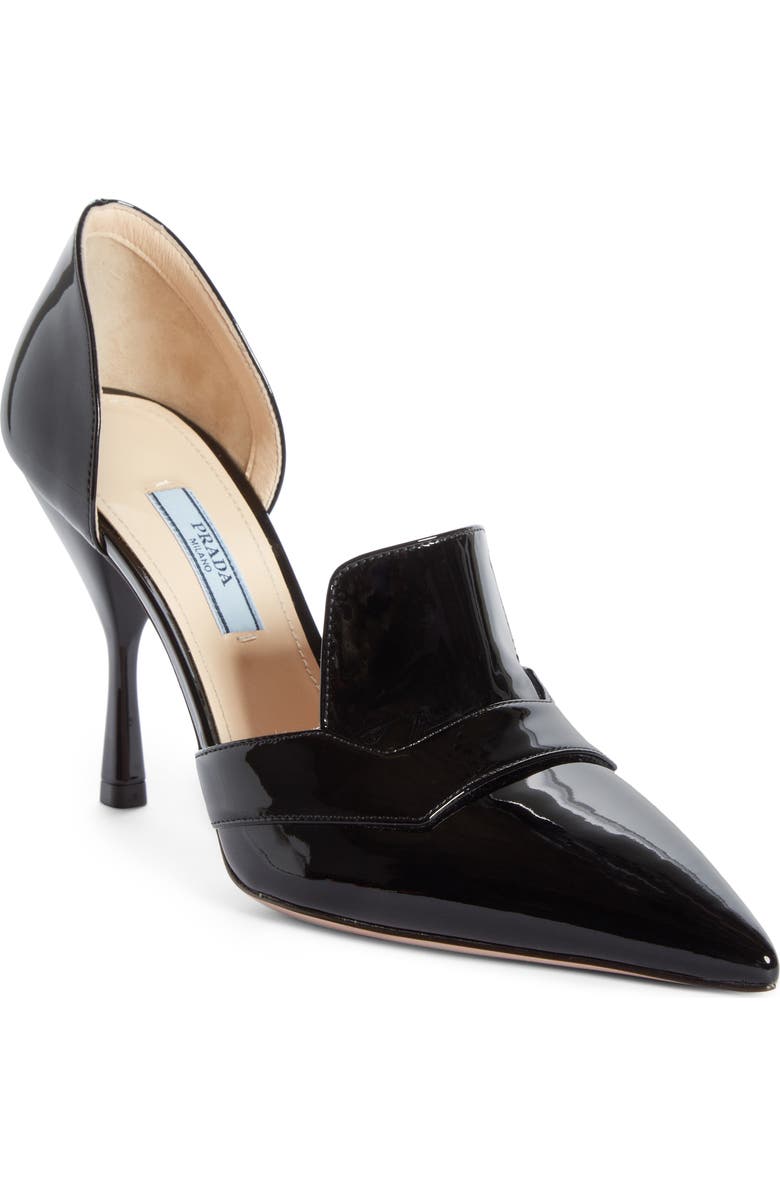 Prada Prade Open Side Loafer Pump, Main, color,