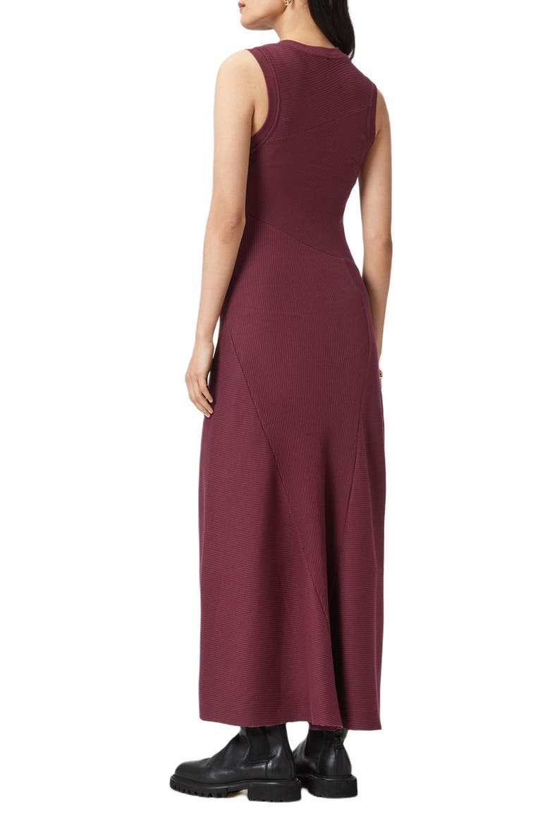 Gia Sleeveless Maxi Dress, Alternate, color, OXBLOOD RED
