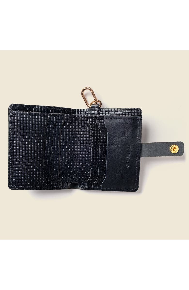 Casupo Wallet with Snap and Key Ring, Alternate, color, Black Limited Edition