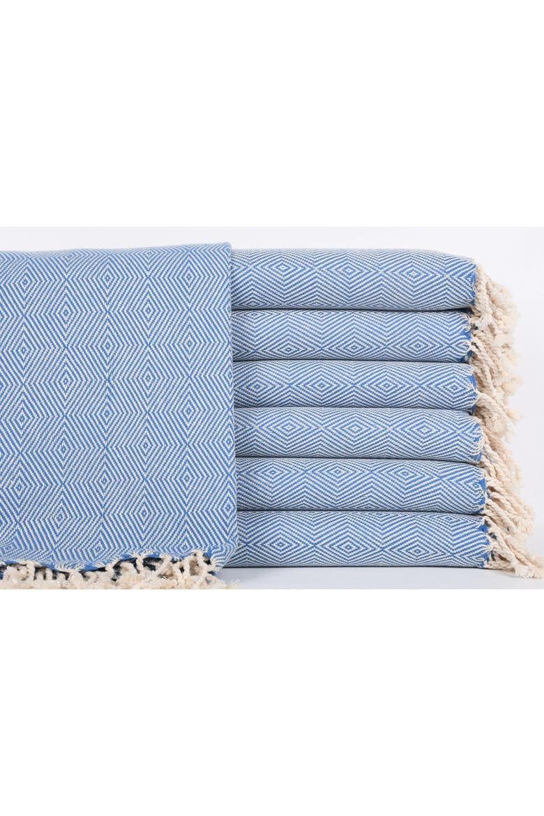 Kaputas Throw Blanket/Towel, Alternate, color, Blue