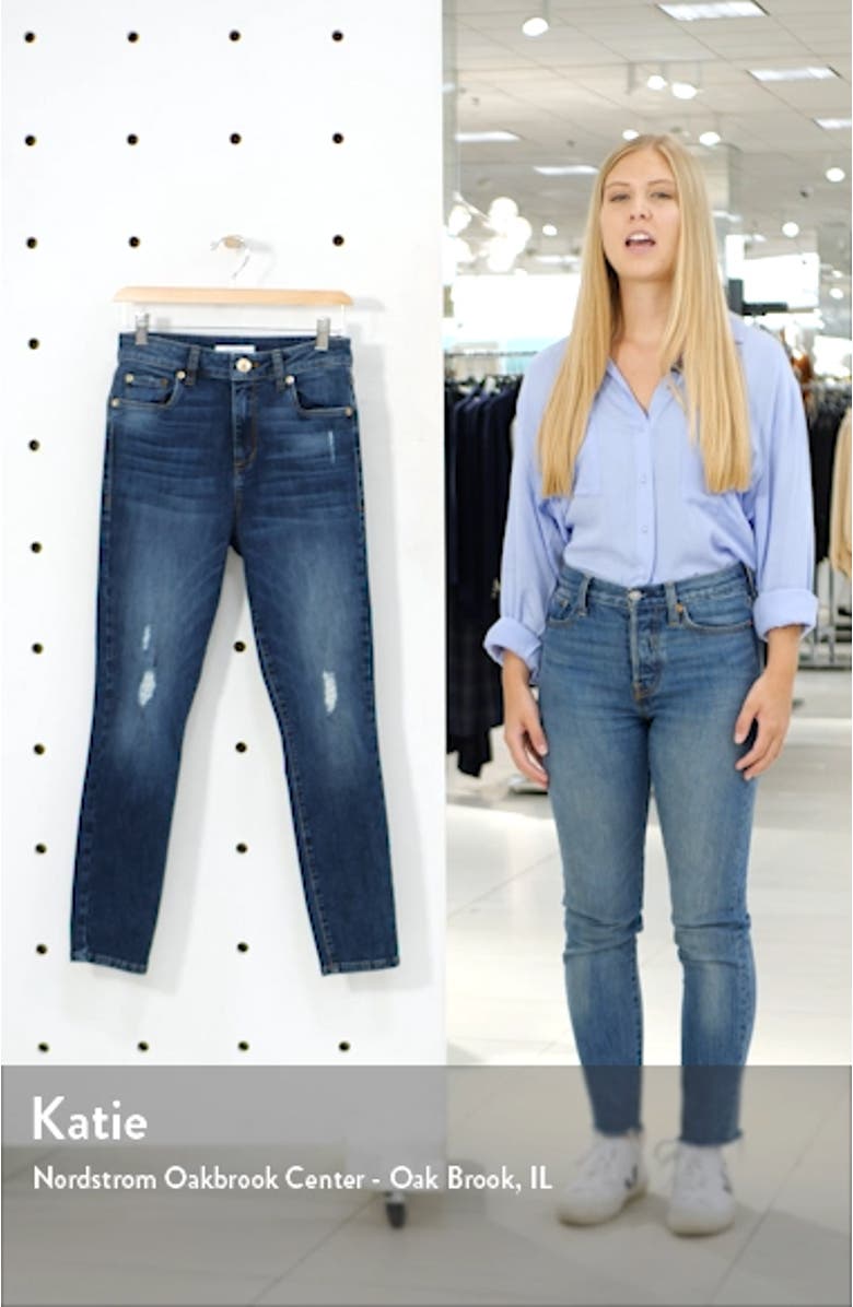 Brie High Waist Ankle Skinny Jeans, sales video thumbnail
