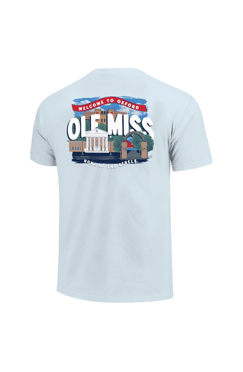 IMAGE ONE Youth Light Blue Ole Miss Rebels Local Campus Scene T-Shirt, Alternate, color, Light Blue