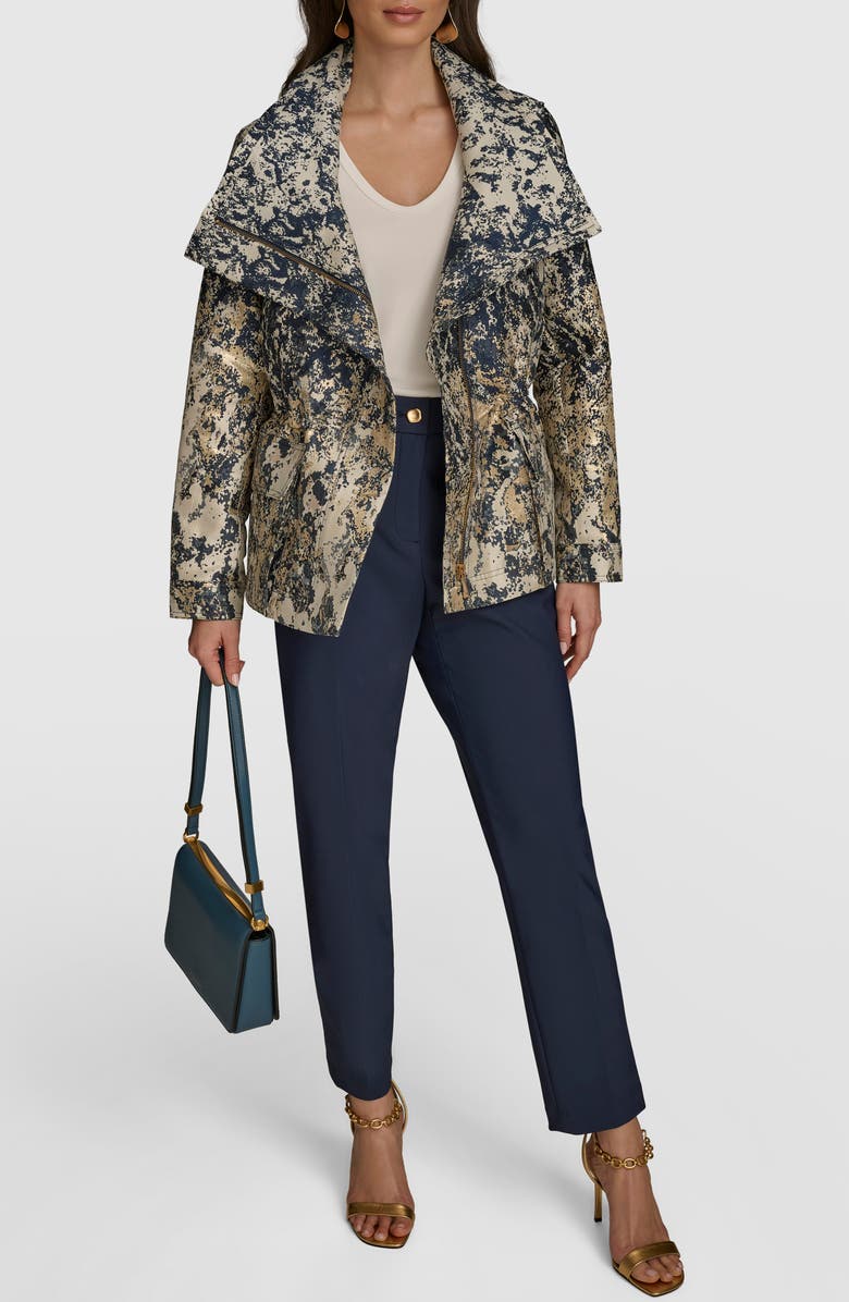 Donna Karan New York Metallic Jacquard Jacket, Alternate, color, 