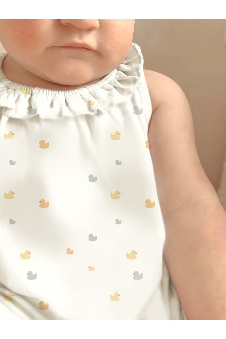Bubble Romper - Baby, Alternate, color, Ducks