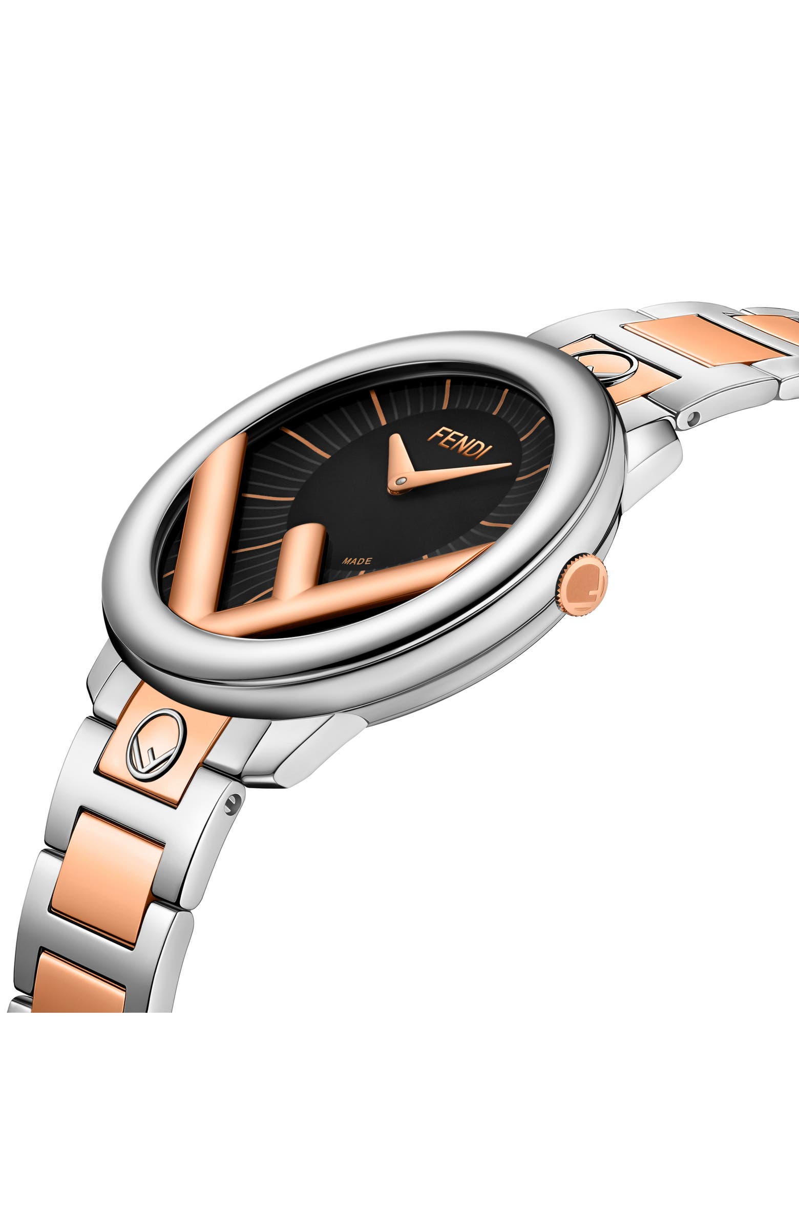 Fendi Run Away Two-Tone Bracelet Watch, 36mm | Nordstromrack